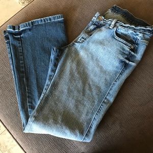 Lee distressed blue denim jeans